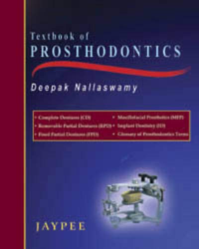 Textbook Of Prosthodontics 1st Edition Deepak Nallaswamy