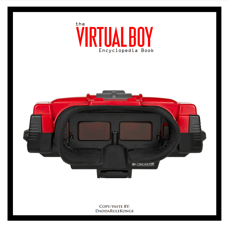 The Virtualboy Encyclopedia Book Daddarulekonge