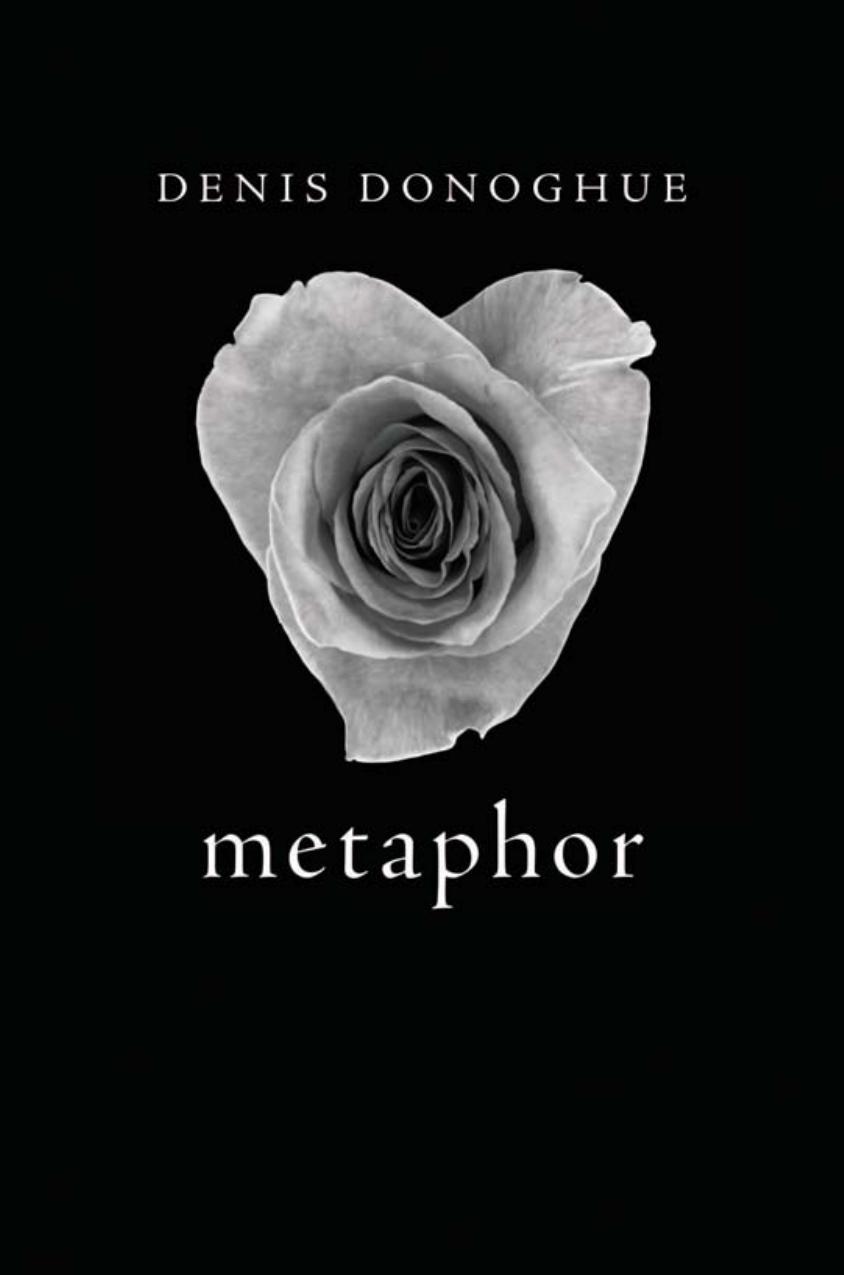 Metaphor Denis Donoghue