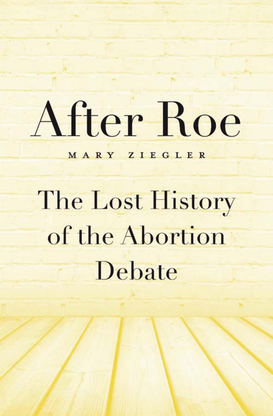 After Roe Mary Ziegler