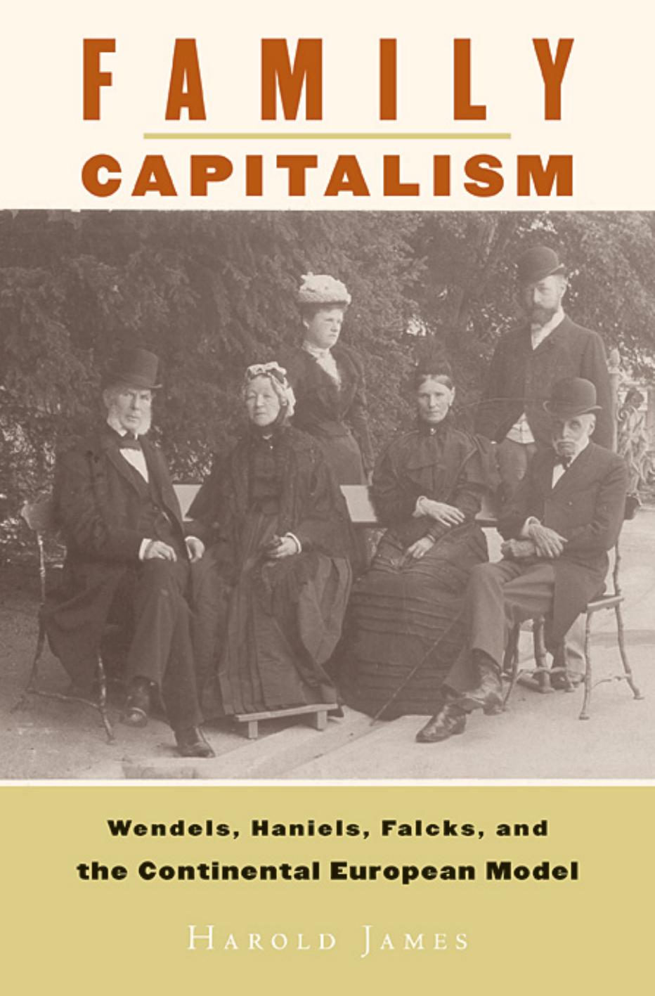 Family Capitalism Wendels Haniels Falcks And The Continental European Model Harold James