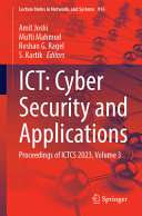 Ict Cyber Security And Applications Amit Joshi Mufti Mahmud
