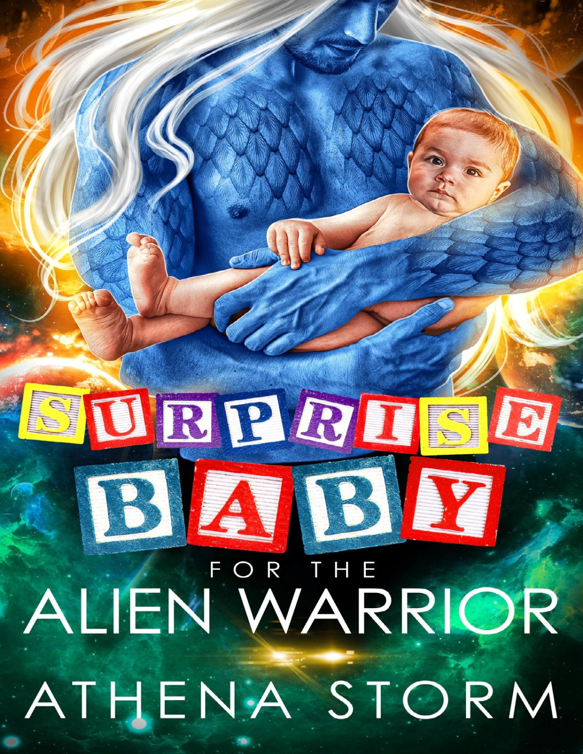 Surprise Baby For The Alien Warrior A Scifi Romance Kaleidian Warrior Dads Athena Storm