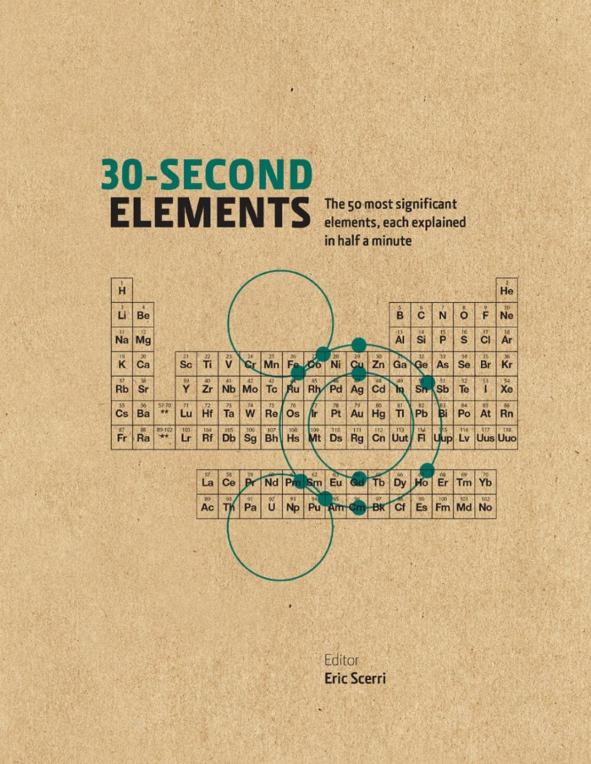 30second Elements The 50 Most Significant Elements Each Explained In Half A Minute Eric Scerri