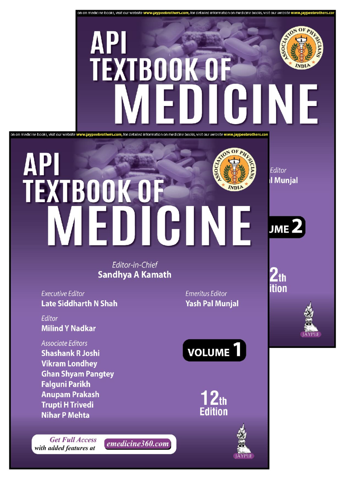 Api Textbook Of Medicine 2 Volumes 12th Edition 12th Sandhya A Kamath