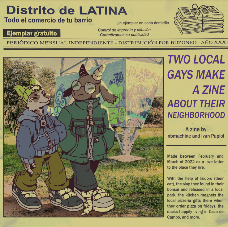 Two Local Gays Make A Zine About Their Neighborhood Nbmachine