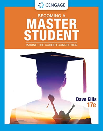 Becoming A Master Student Making The Career Connection 17th Edition 17th Edition Dave Ellis