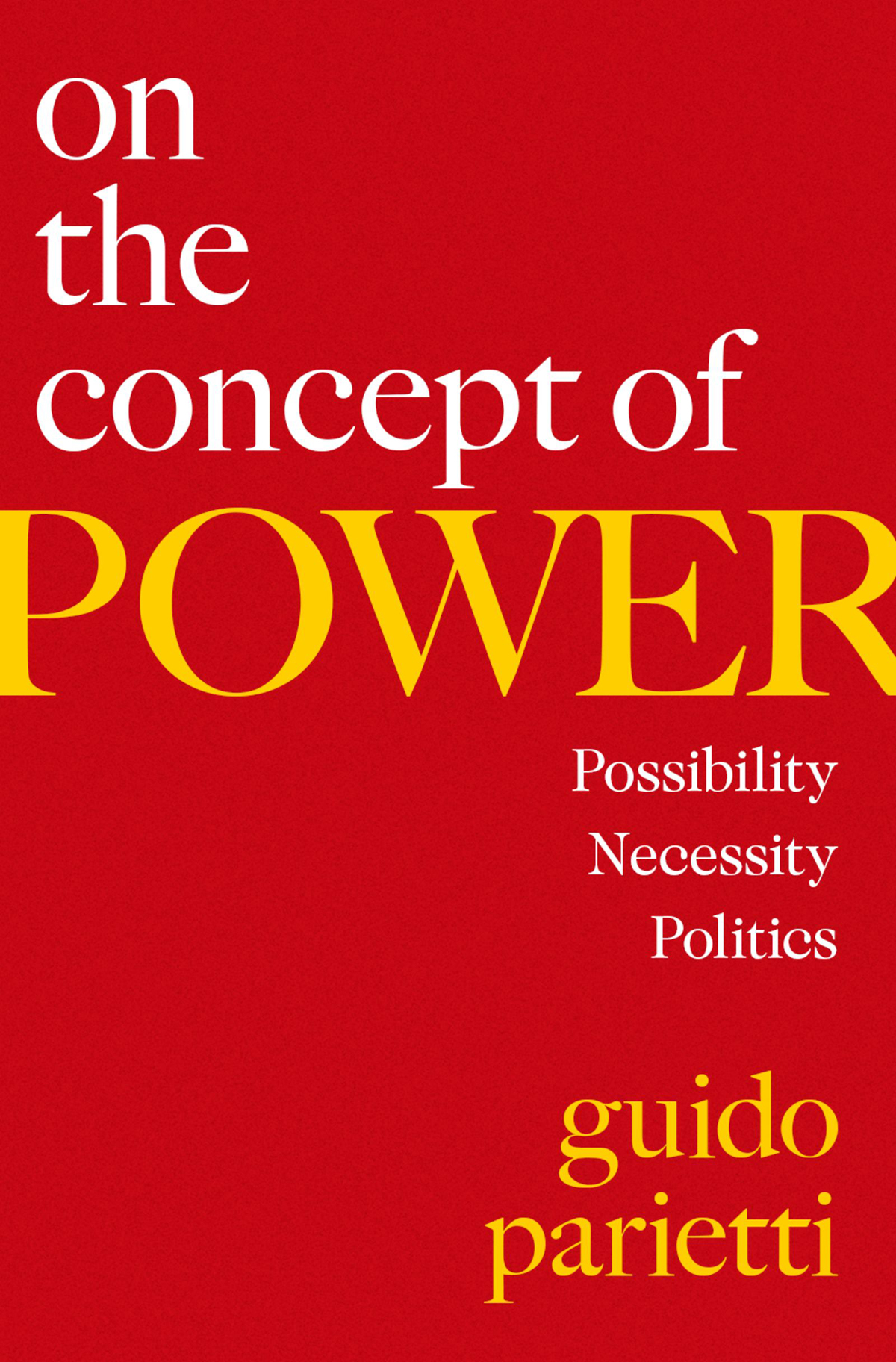On The Concept Of Power Guido Parietti