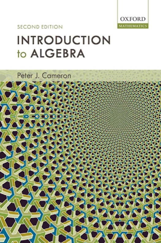 Introduction To Algebra Peter J Cameron