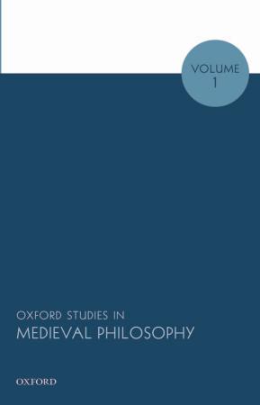 Oxford Studies In Medieval Philosophy Robert Pasnau