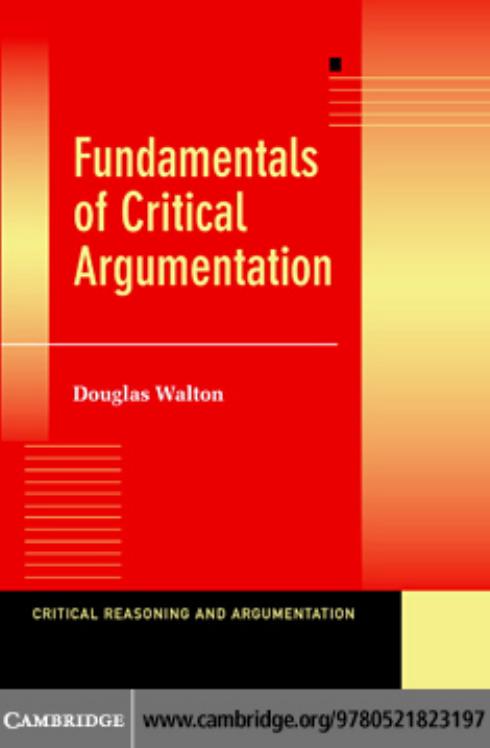 Fundamentals Of Critical Argumentation Douglas Walton