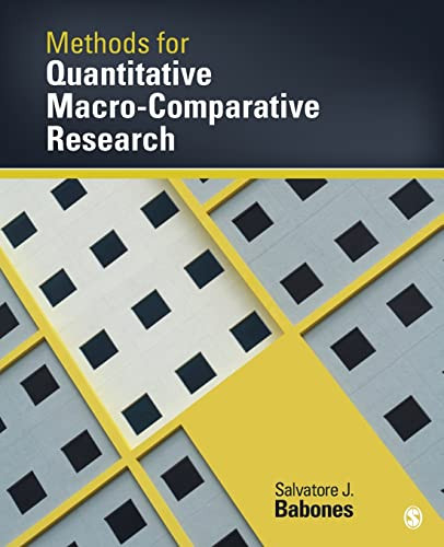 Methods For Quantitative Macrocomparative Research Salvatore J Babones