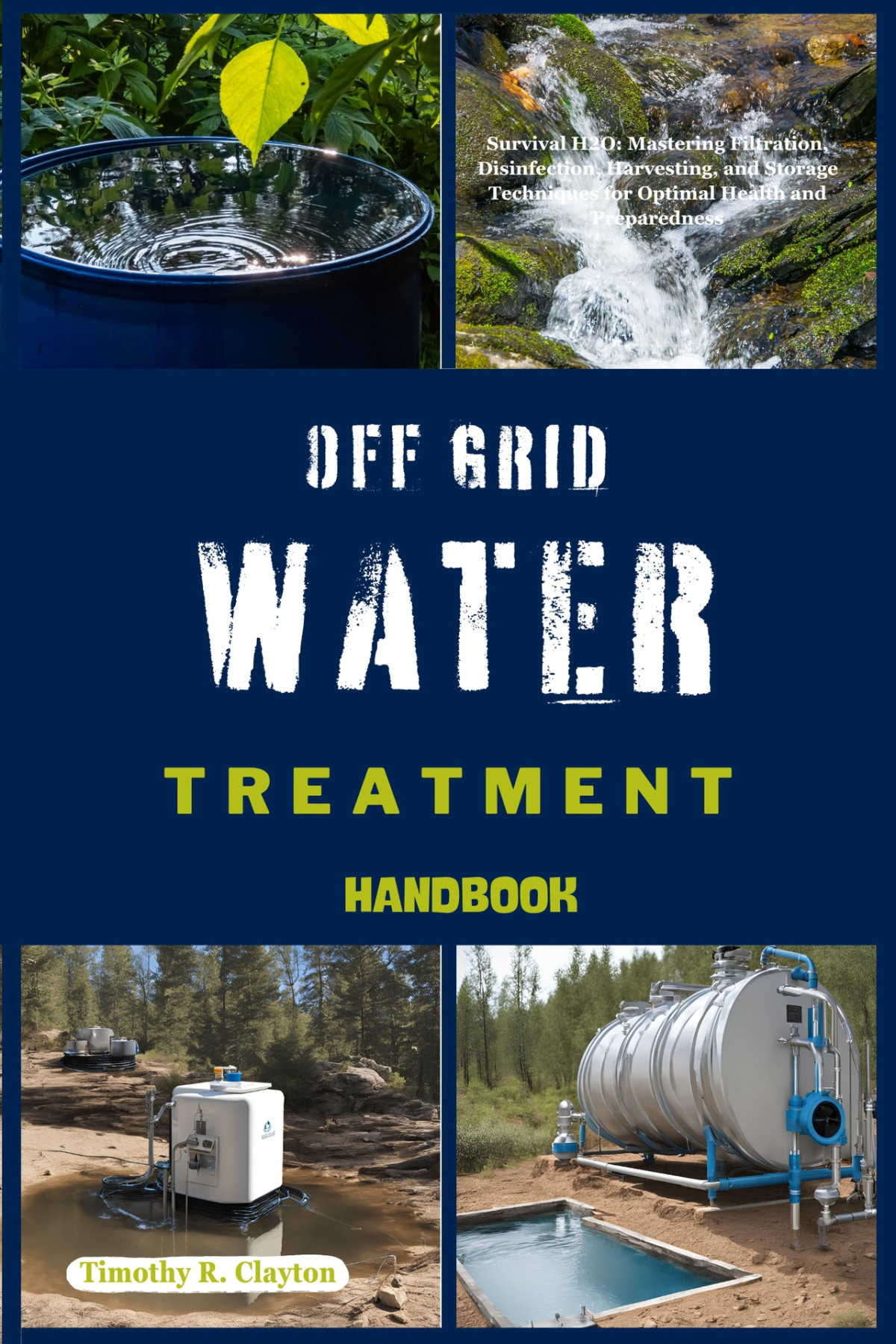 Off Grid Water Treatment Handbook Survival H2o Mastering Filtration Disinfection Harvesting And Storage Techniques Clayton
