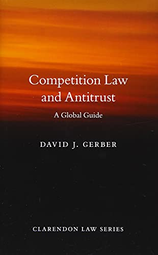 Competition Law And Antitrust David J Gerber