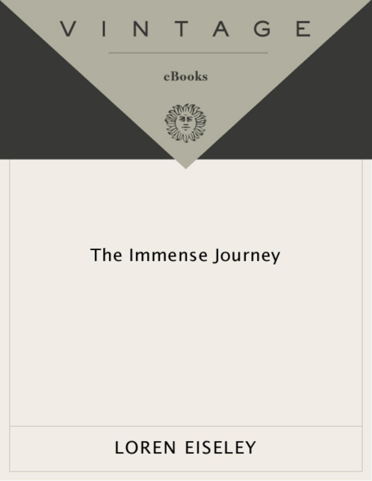 The Immense Journey Loren Eiseley