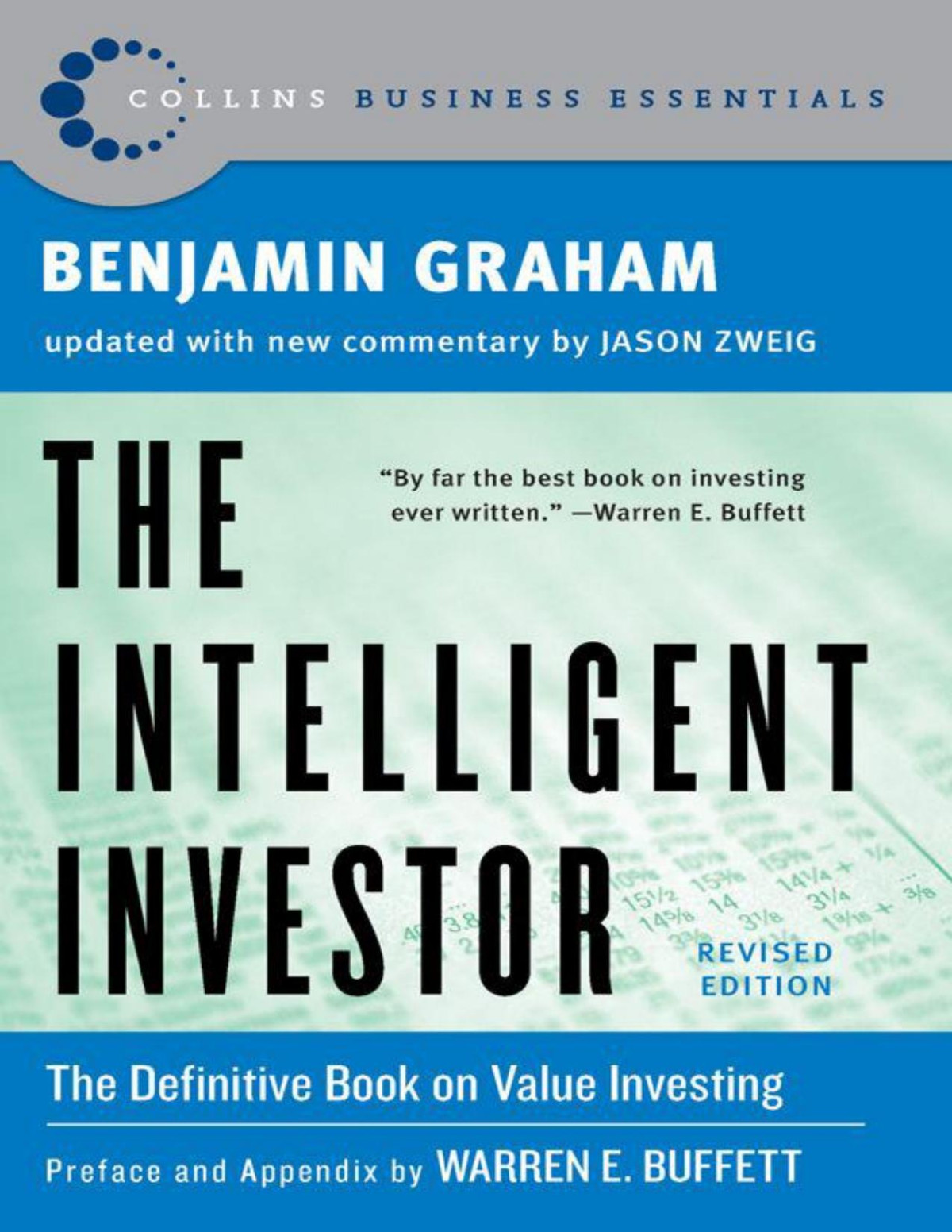 The Intelligent Investor Rev Ed Benjamin Jason Zweig Graham