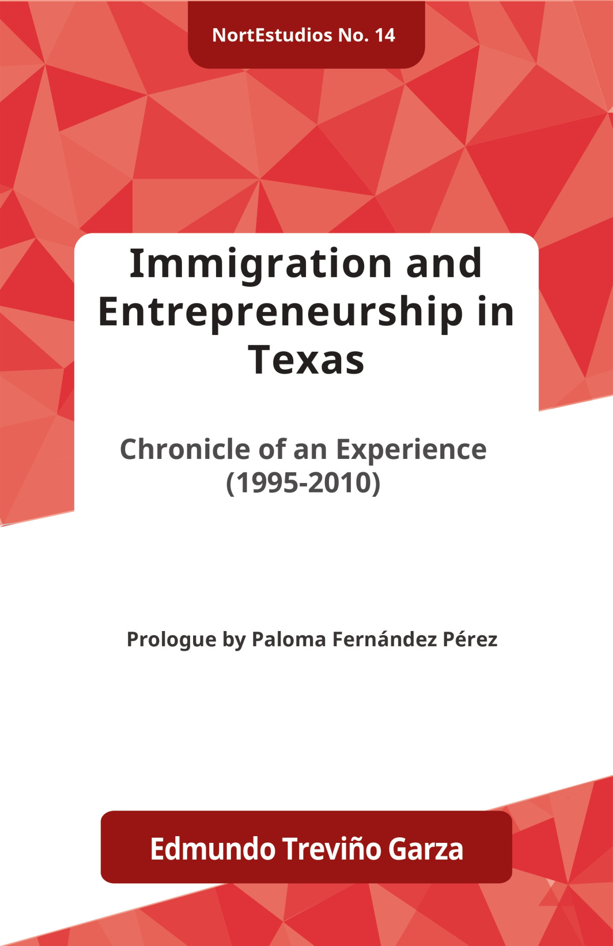 Garza Edmundo Immigration And Entrepreneurship In Texas Chronicle Of An Experience 19952010 Edmundo Trevio Garza