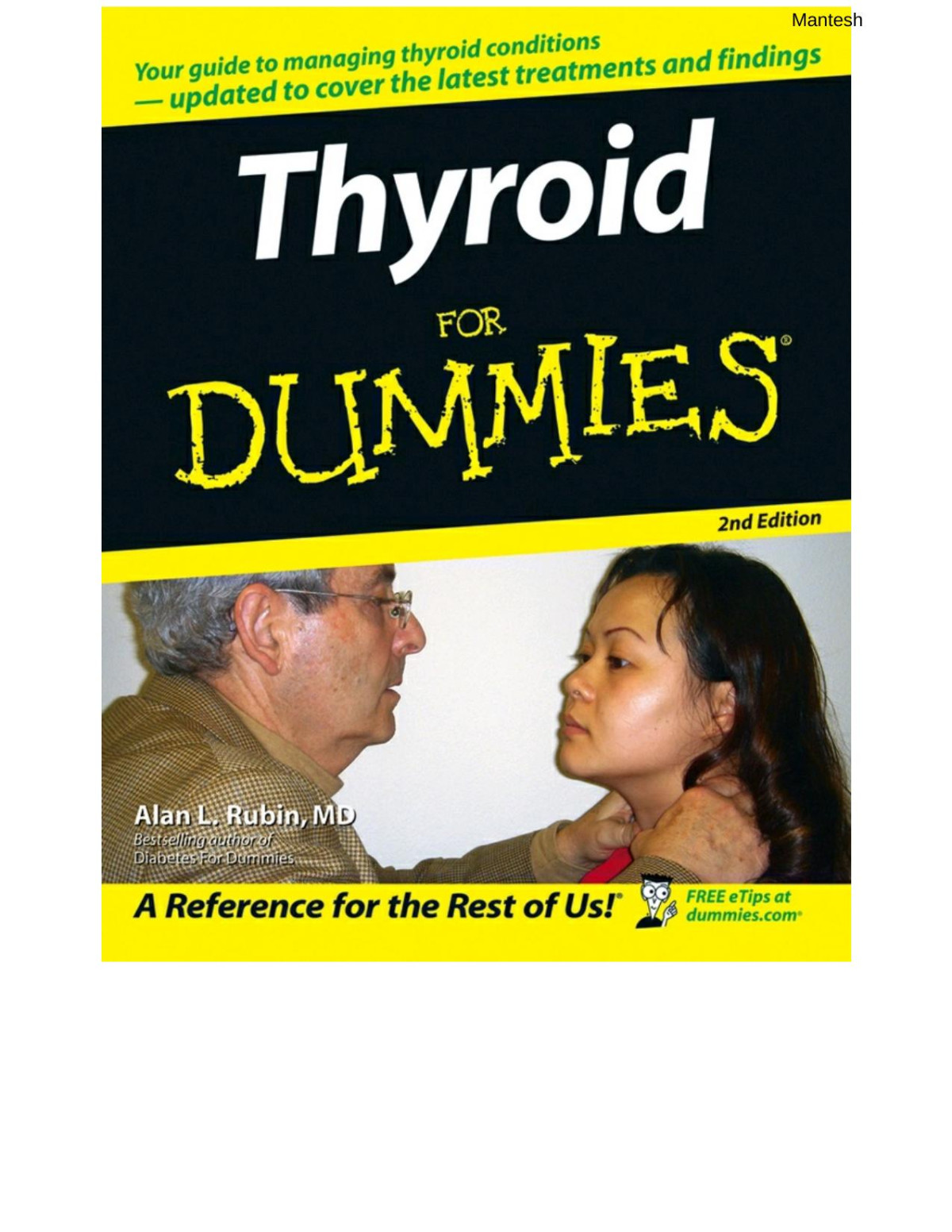 Thyroid For Dummies 2nd Edition Alan L Rubin