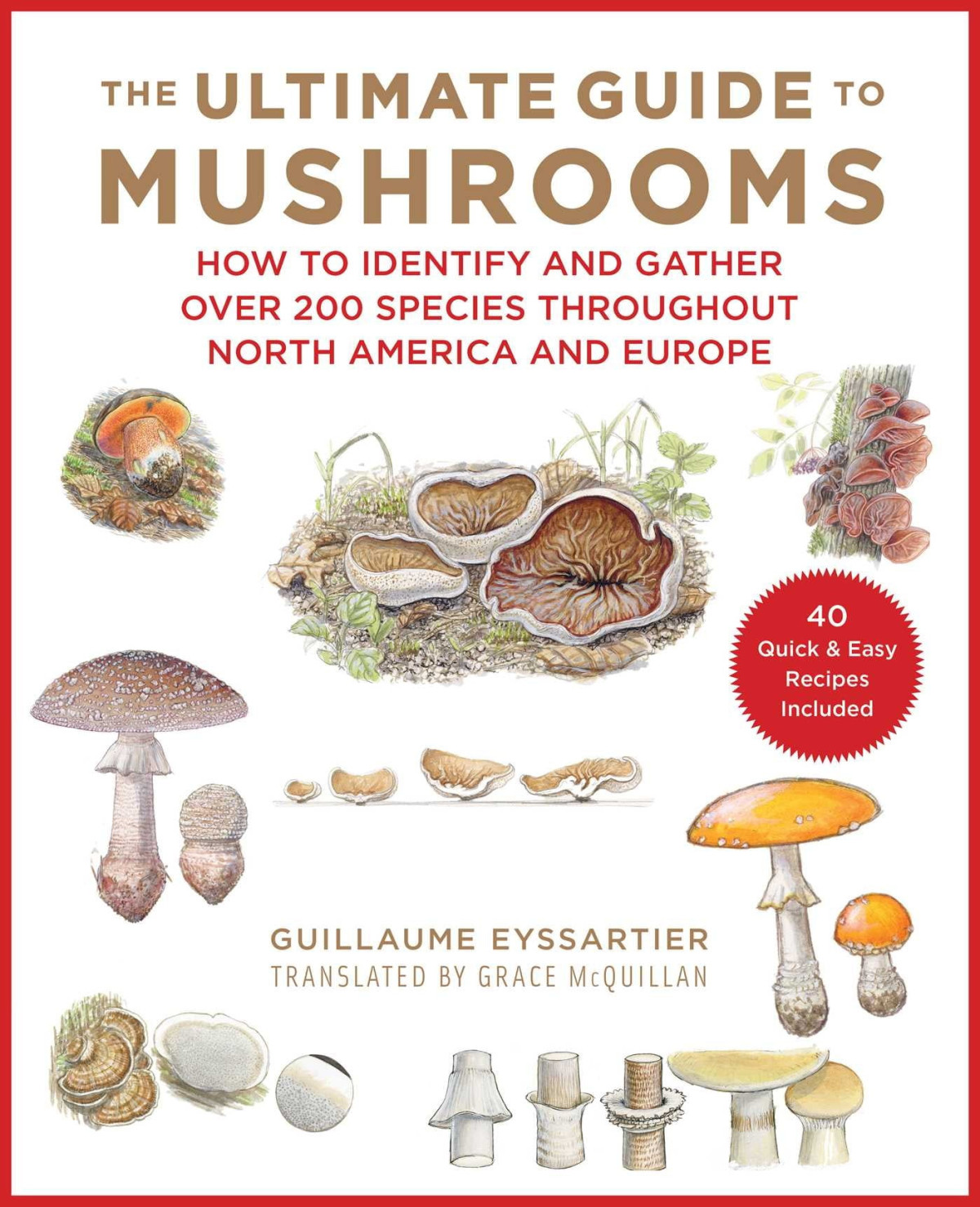 The Ultimate Guide To Mushrooms How To Identify And Gather Over 200 Species Throughout North America And Europe Guillaume Eyssartier