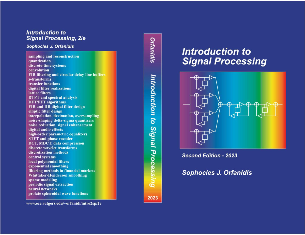 Introduction To Signal Processing 2nd Edition Sophocles J Orfanidis