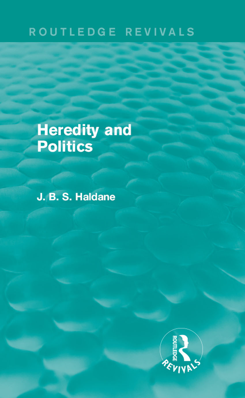 Heredity And Politics J B S Haldane