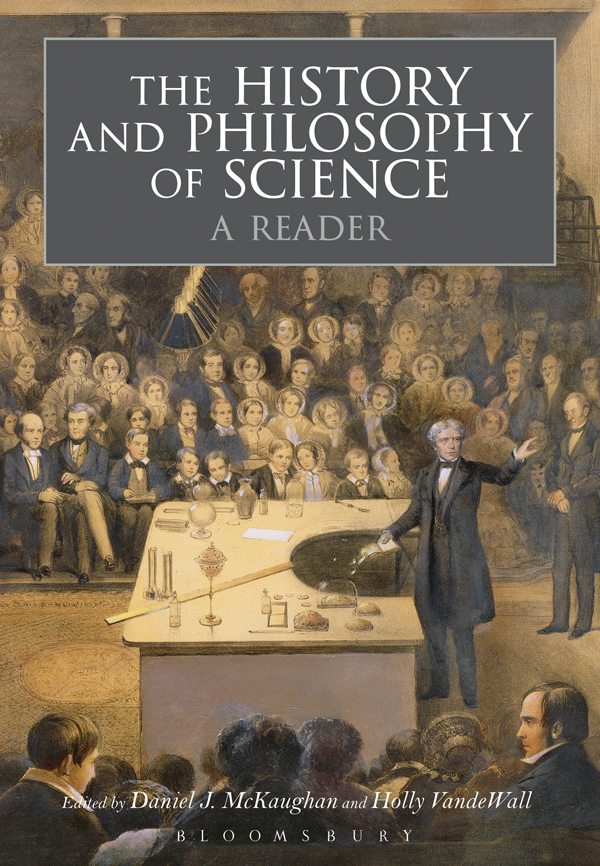 The History And Philosophy Of Science Daniel Mckaughan Holly Vandewall