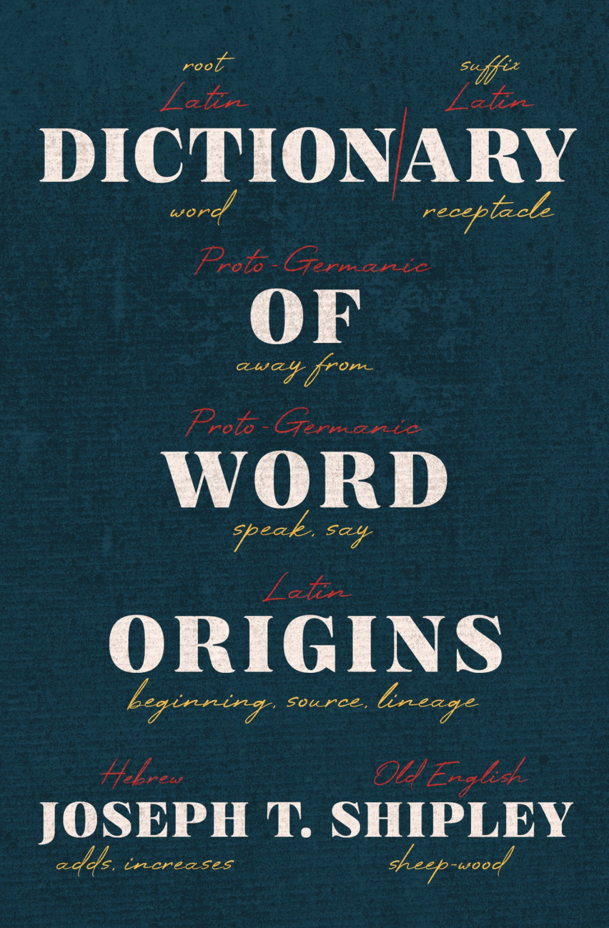 Dictionary Of Word Origins Joseph T Shipley