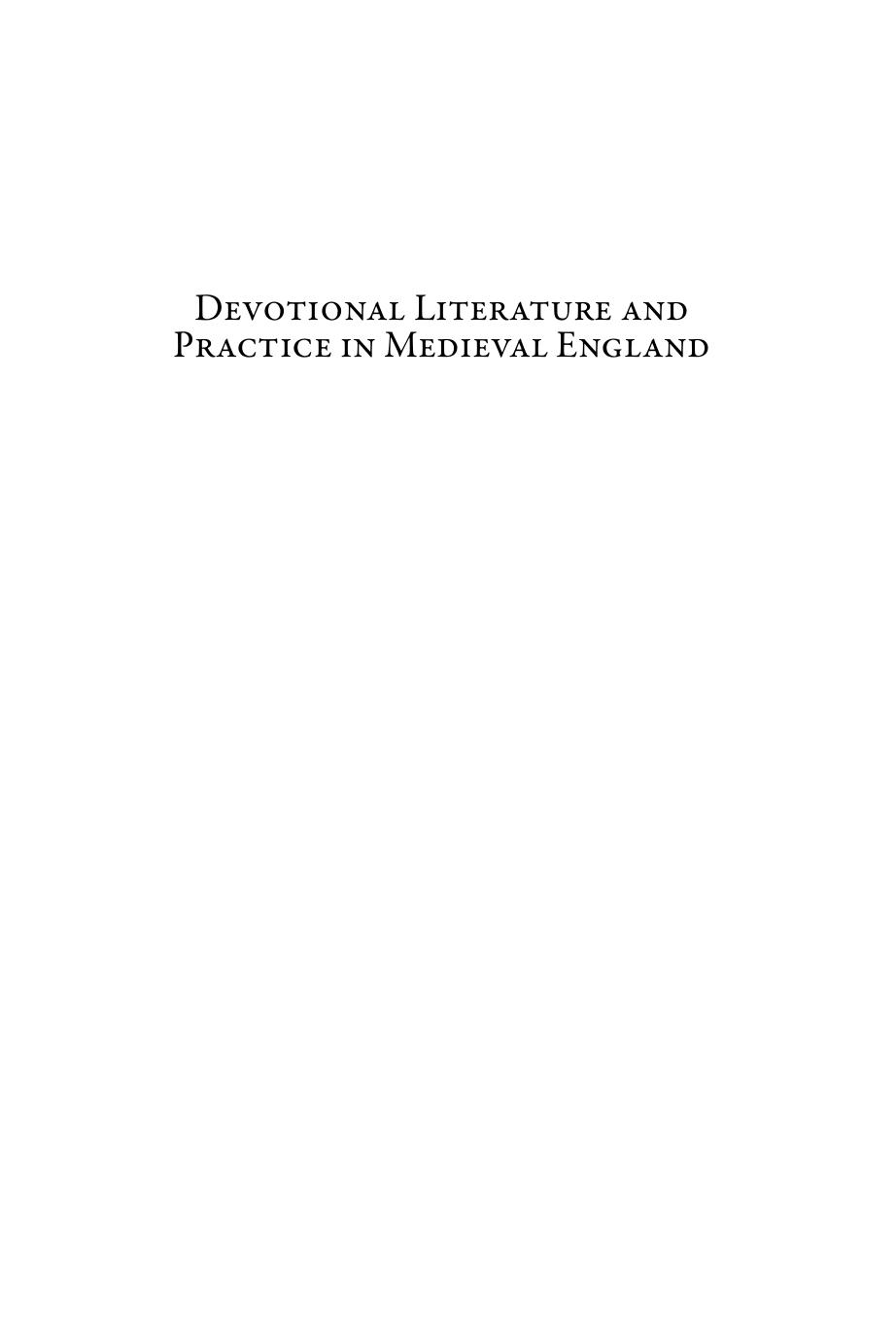 Readers Reading And Reception In Medieval English Devotional Literature And Practice C Annette Grise Susan Uselmann