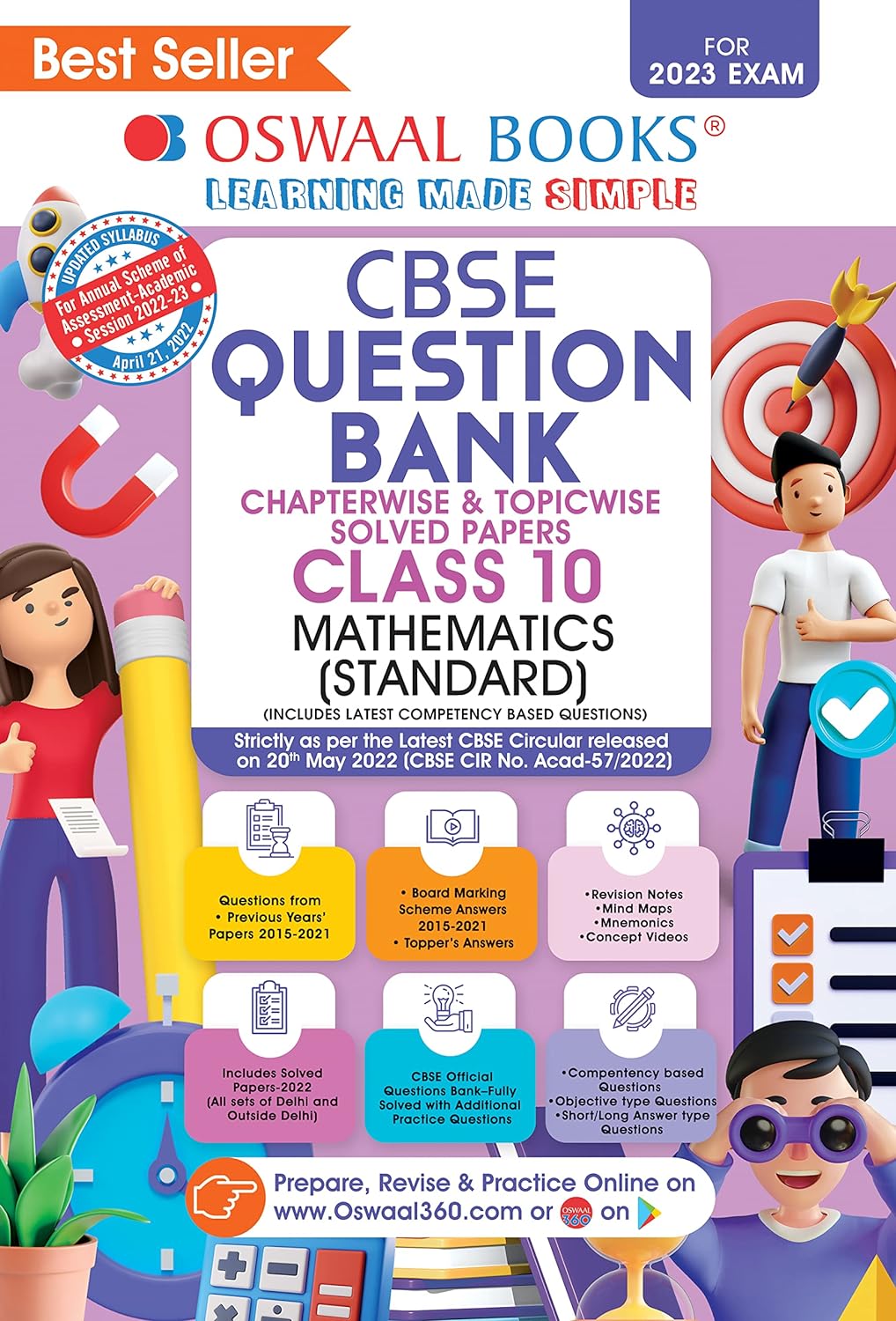 Oswaal Cbse Chapterwise Topicwise Question Bank Class 10 Mathematics Standard Book 18th Oswaal Editorial Board