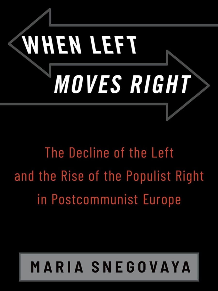 When Left Moves Right The Decline Of The Left And The Rise Of The Populist Right In Postcommunist Europe Maria Snegovaya