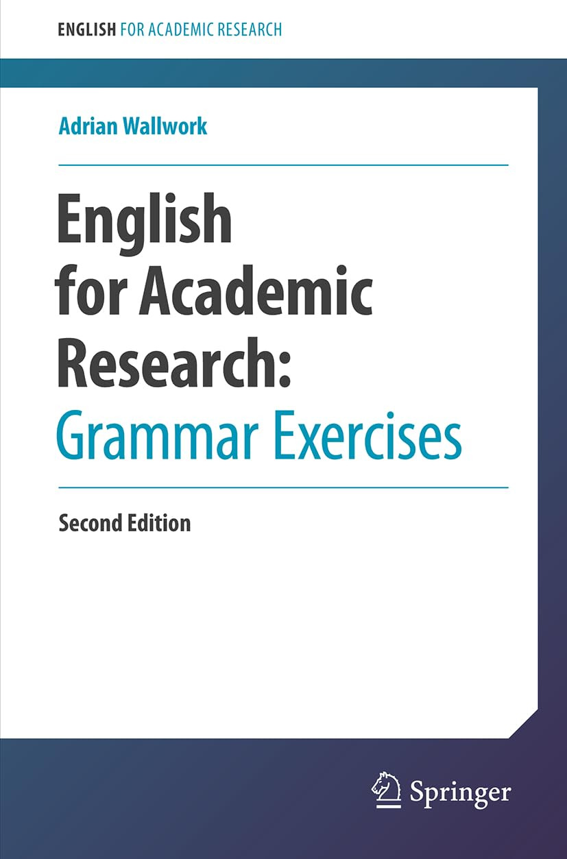 English For Academic Research Grammar Exercises 2nd Edition Adrian Wallwork