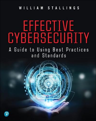 Effective Cybersecurity 1st Edition William Stallings