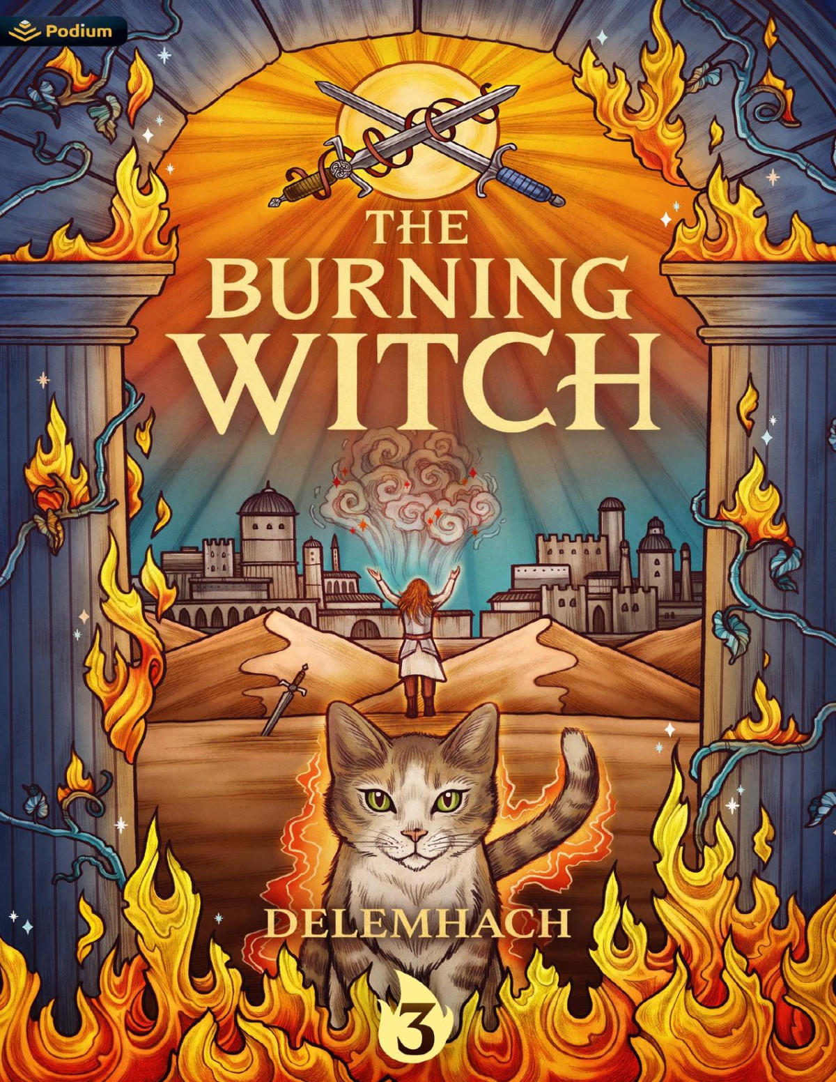 The Burning Witch 3 A Humorous Romantic Fantasy Delemhach