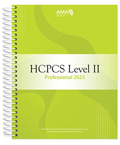 Hcpcs 2023 Level Ii Professional Edition 1st Edition American Medical Association