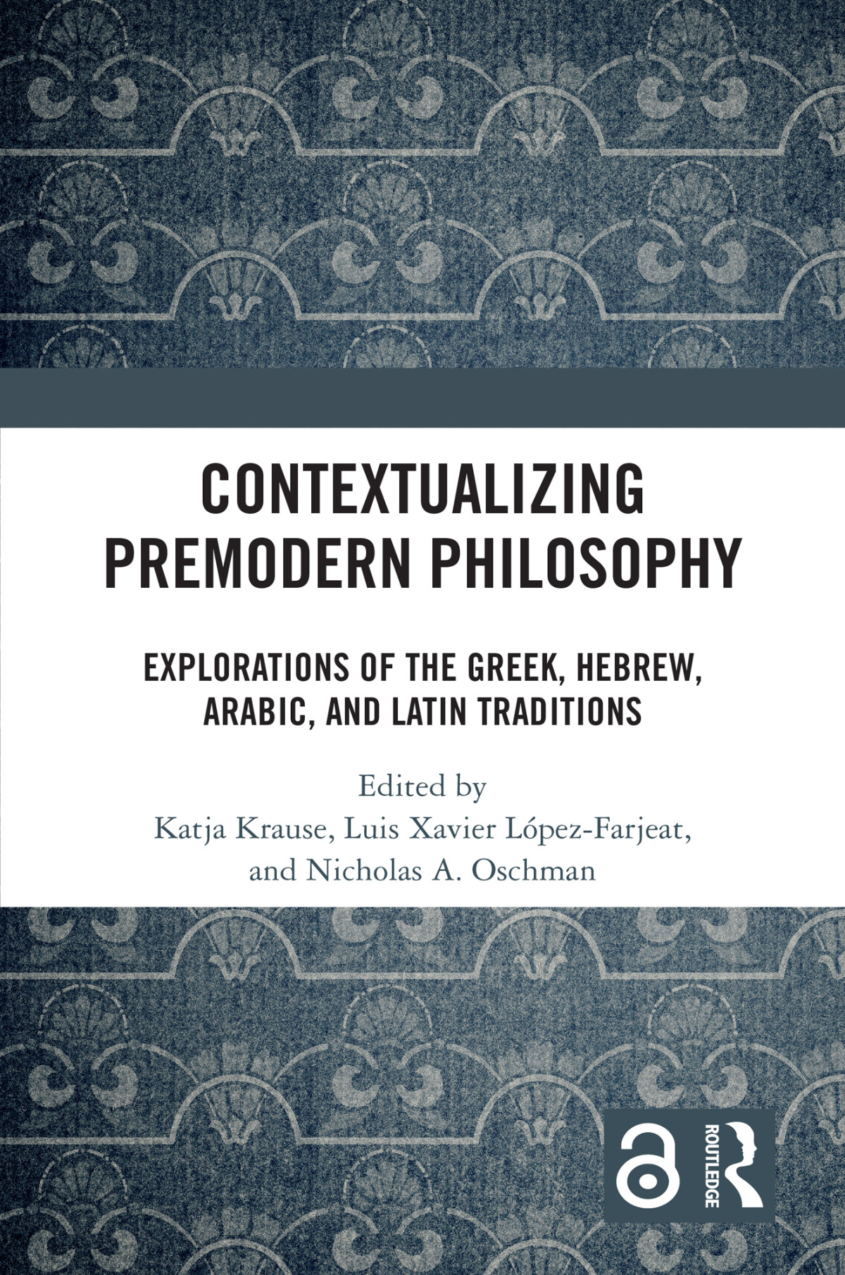 Contextualizing Premodern Philosophy Unknown