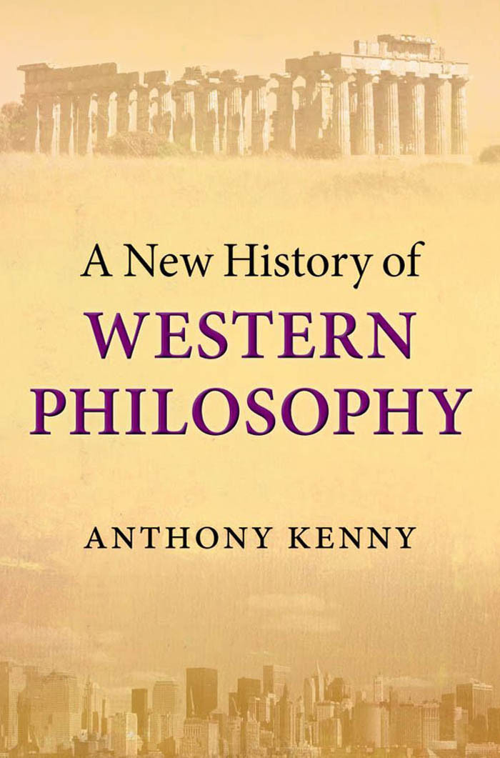 A New History Of Western Philosophy Anthony Kenny