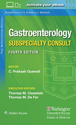 The Washington Manual Gastroenterology Subspecialty Consult 4e Sep 29 20201975113306lww 4th Edition Chandra Gyawali