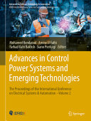 Advances In Control Power Systems And Emerging Technologies Mohamed Bendaoud