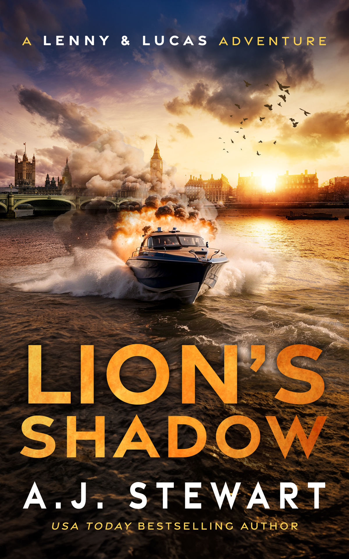Lions Shadow A Lenny And Lucas Action Adventure Book 3 Aj Stewart