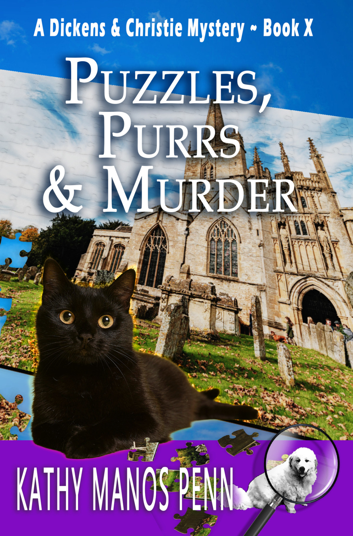 Puzzles Purrs Murder A Cozy English Animal Mystery Kathy Manos Penn