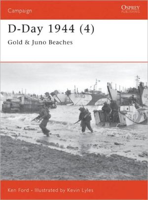 Dday 1944 4 Gold Juno Beaches Ken Ford