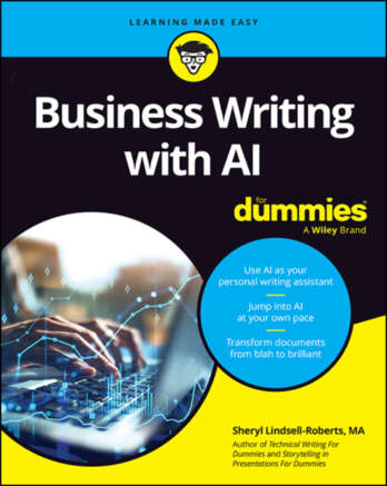 Business Writing With Ai For Dummies Lindsellroberts Sheryl