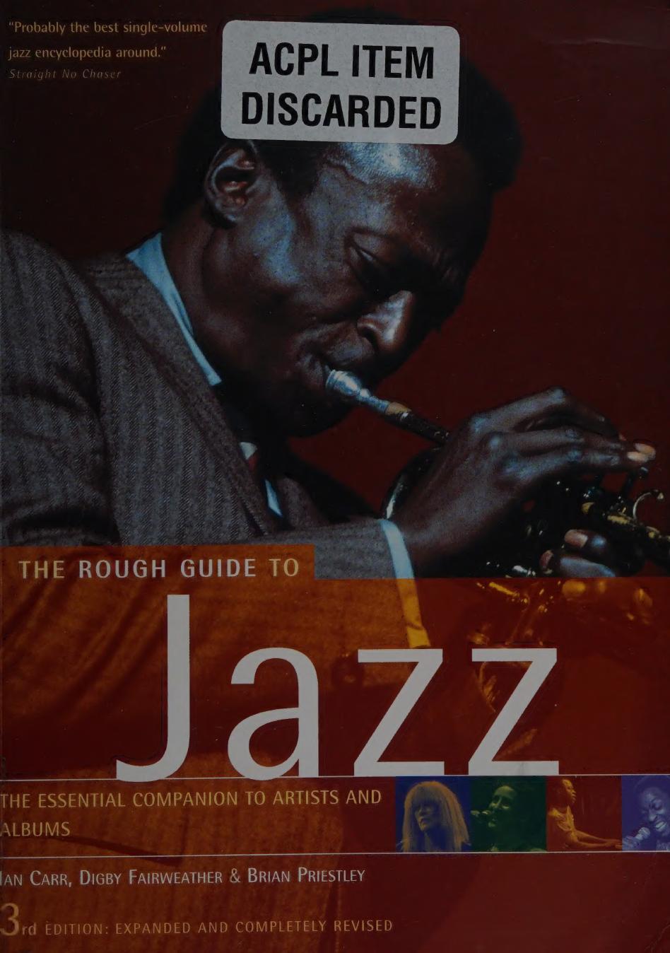 The Rough Guide To Jazz 3 Rough Guide Reference 3rd Edition Ian Carr