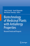 Biotechnology Of Medicinal Plants With Antiallergy Properties Saikat Gantait