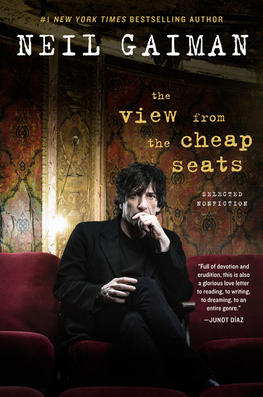 The View From The Cheap Seats Reprint Neil Gaiman