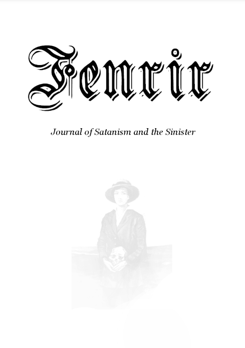 Fenrir Issue I 121 Year Of Fayen Order Of 9 Angles