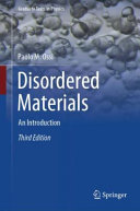 Disordered Materials An Introduction 3rd Edition 3rd Paolo M Ossi