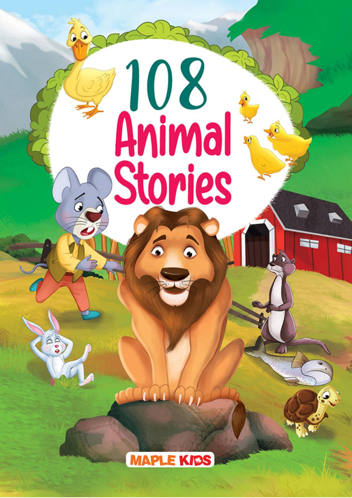 108 Animal Stories Illustrated Compiled By Maple Press