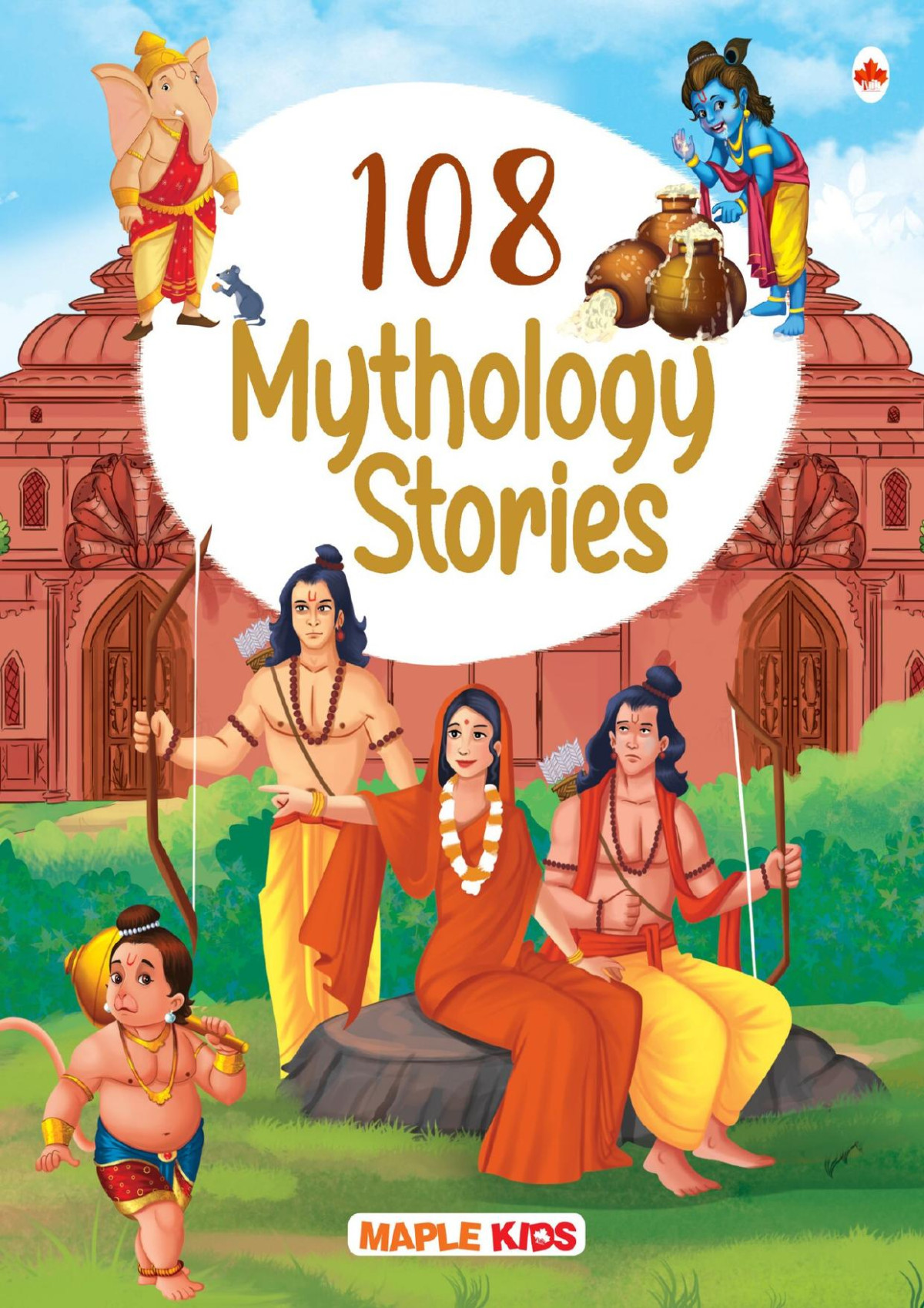 108 Indian Mythology Stories Illustrated Story Book For Kids Maple Press