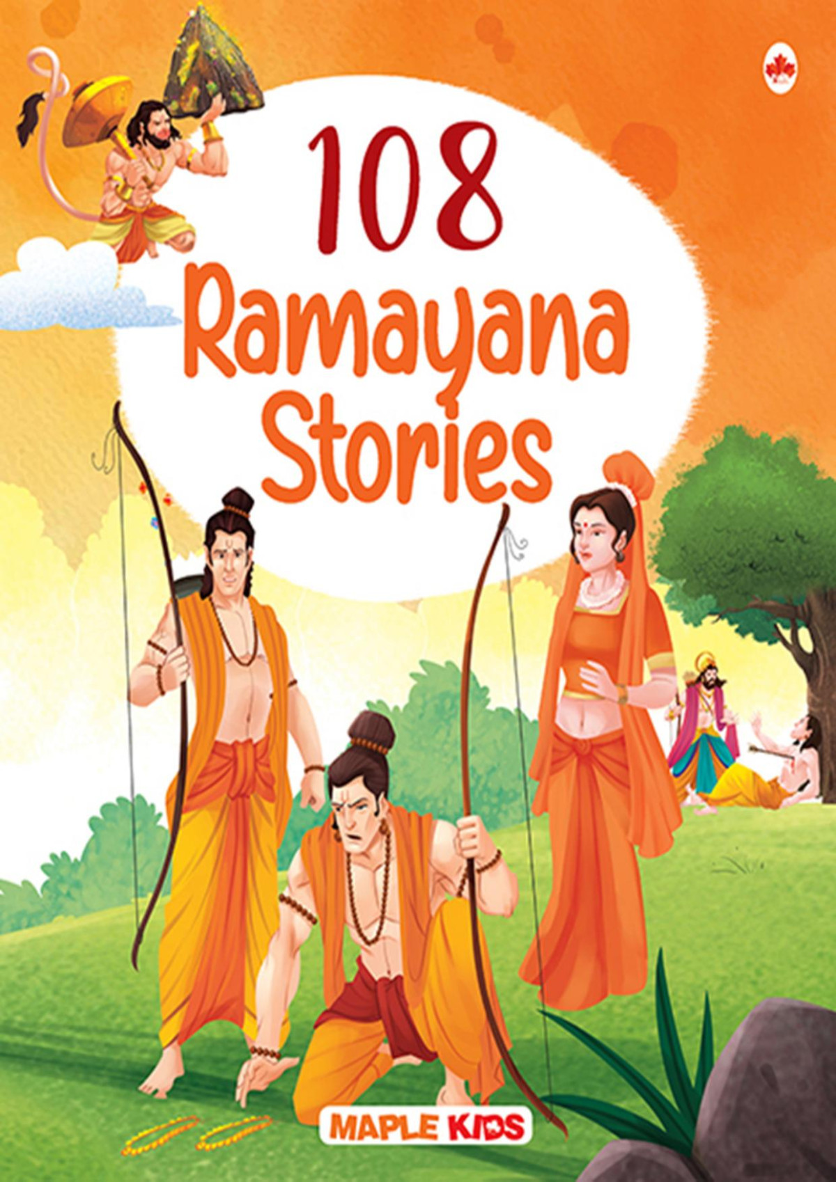 108 Ramayana Stories For Children Illustrated Compiled By Maple Press